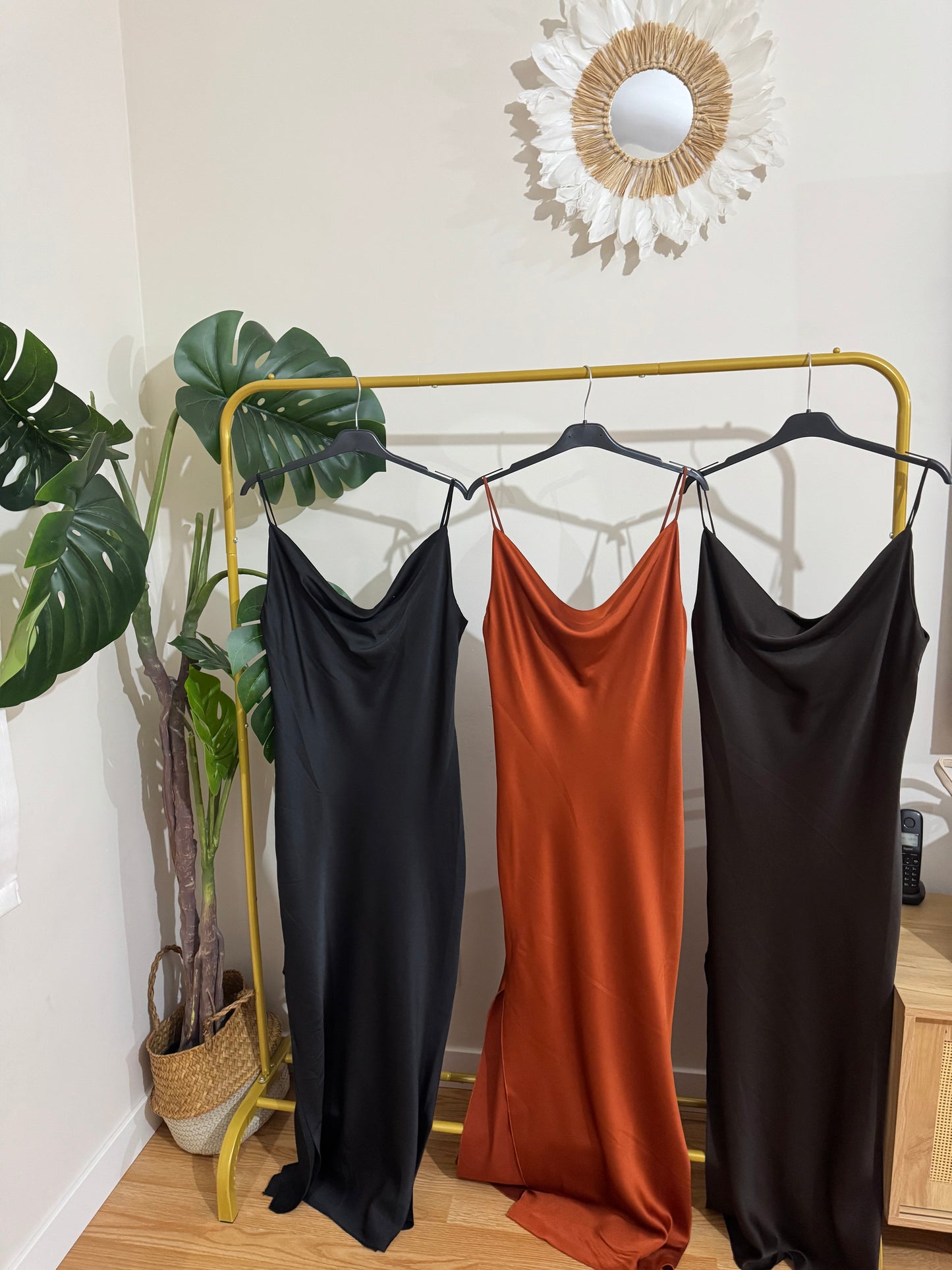 Vestido satén