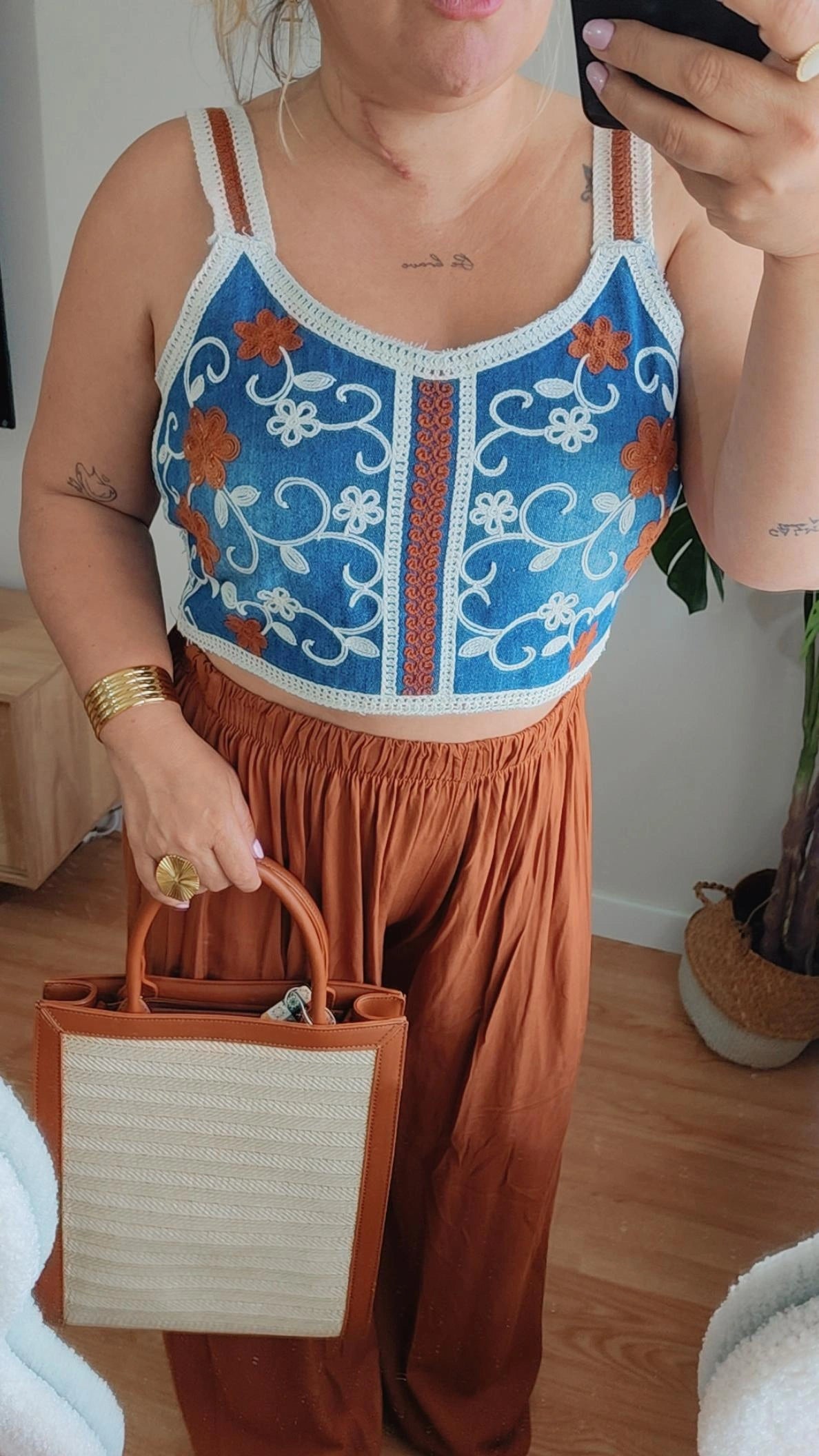 Top Boho Floral
