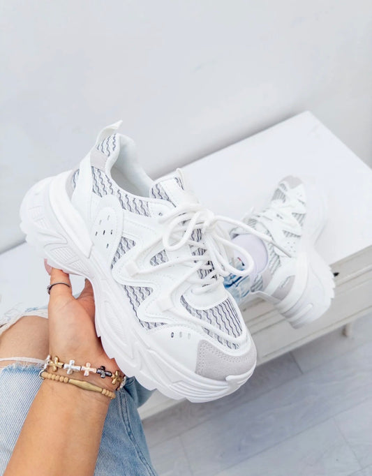 Deportivas Chunky Blancas Suela Alta Urban