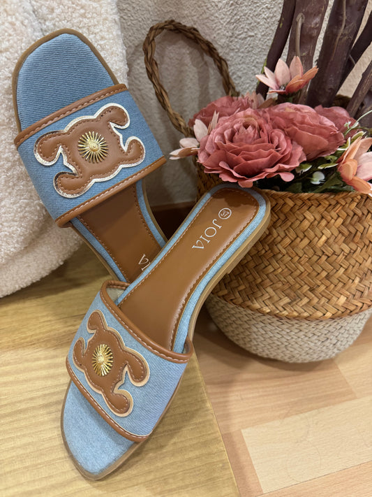 SANDALIA DENIM