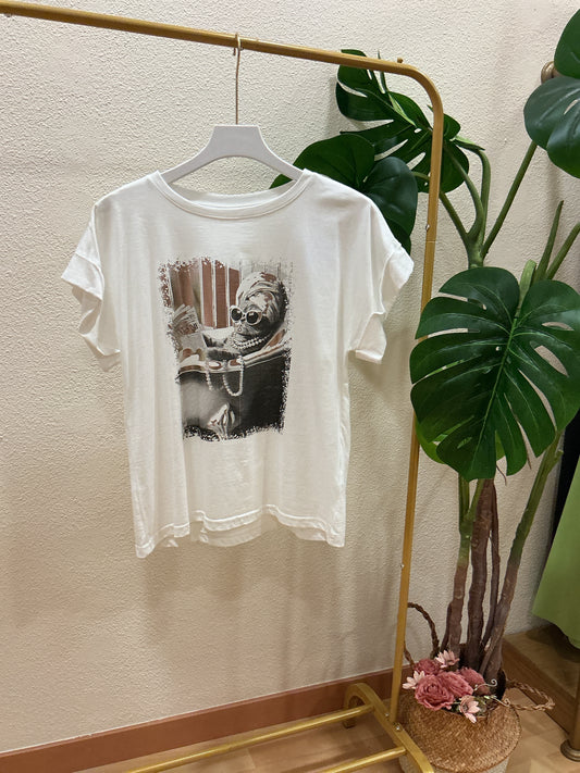CAMISETAS ESTAMPADAS BLANCAS