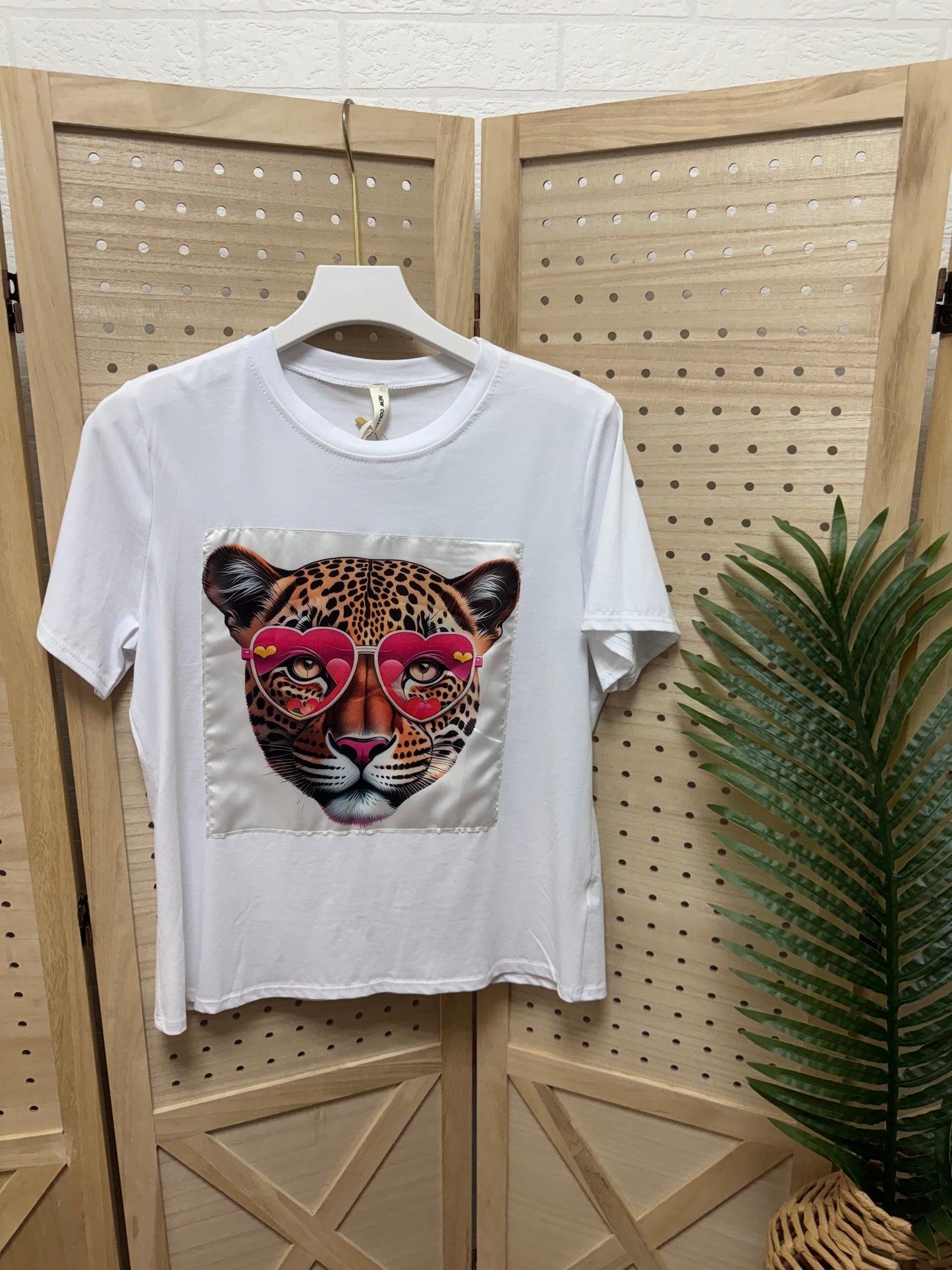 Camiseta Leopardo Heart