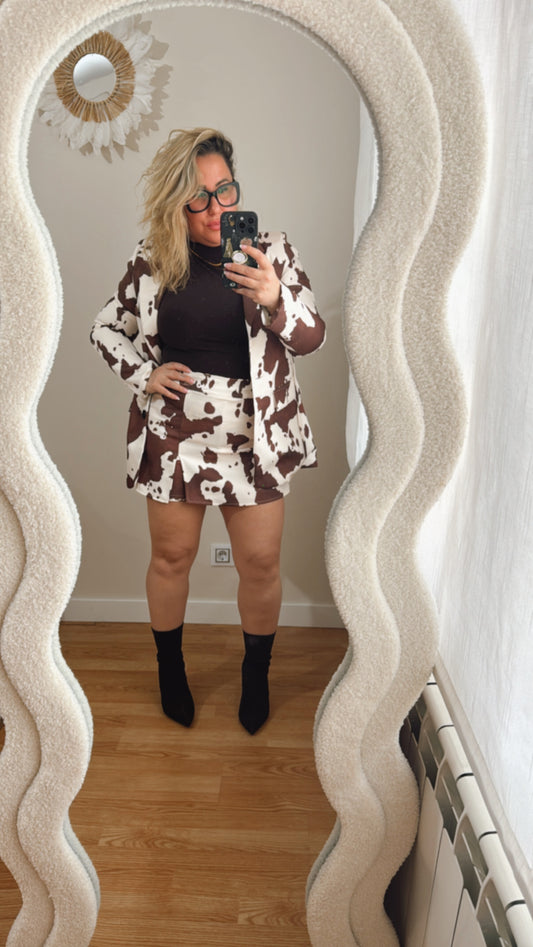 FALDA-PANTALÓN VACA