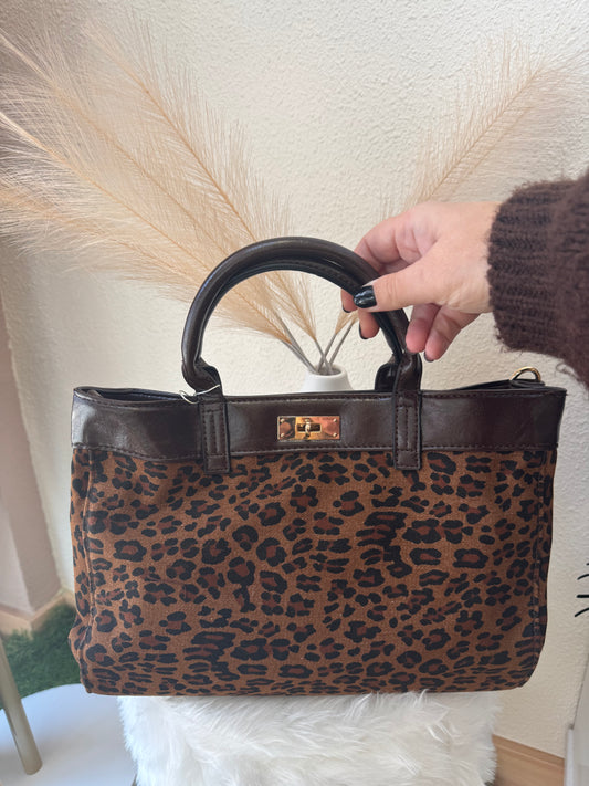 Bolso shopper animal print
