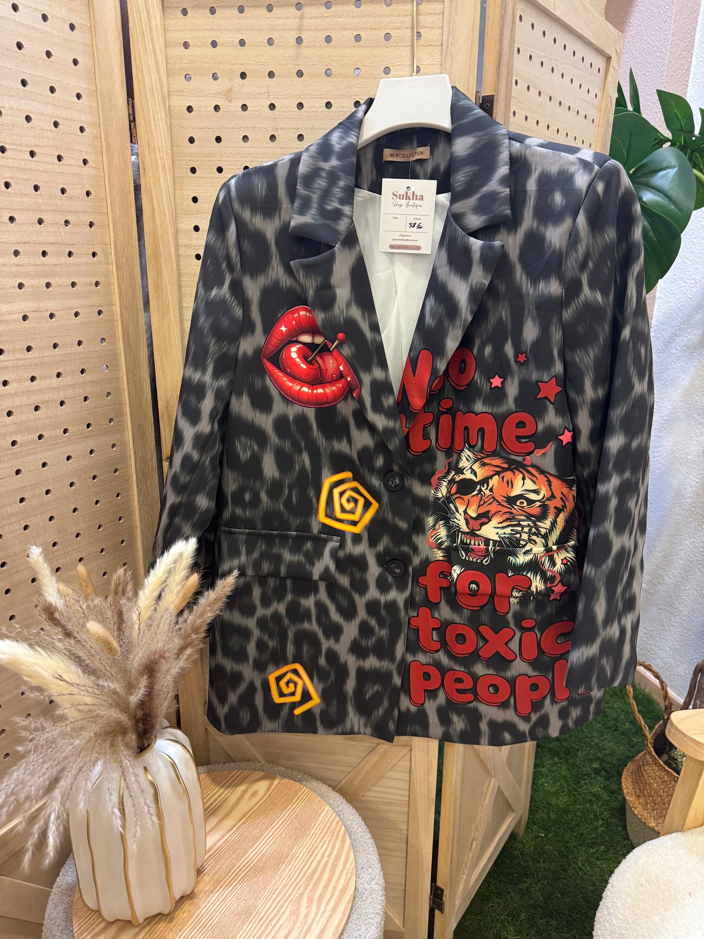 Blazer fantasía animal print “Cosy Wild