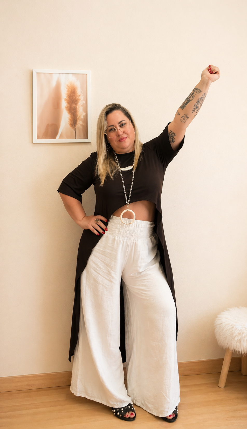Camiseta Brisa Asimétrica