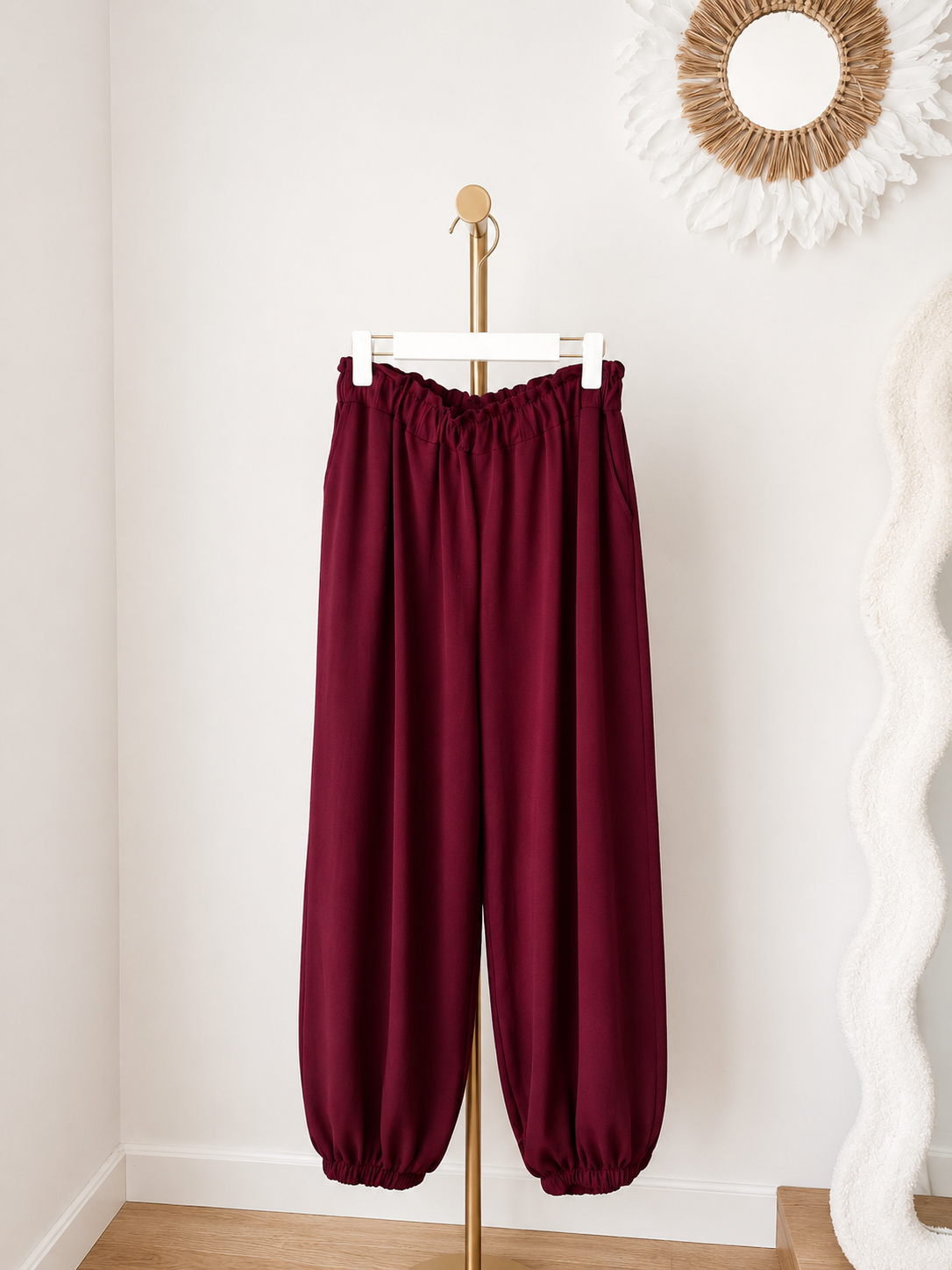 Pantalón Bombacho Fluido Comfort - Talla grande