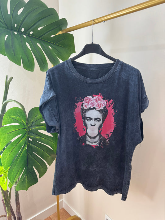 CAMISETA FRIDA ROSA