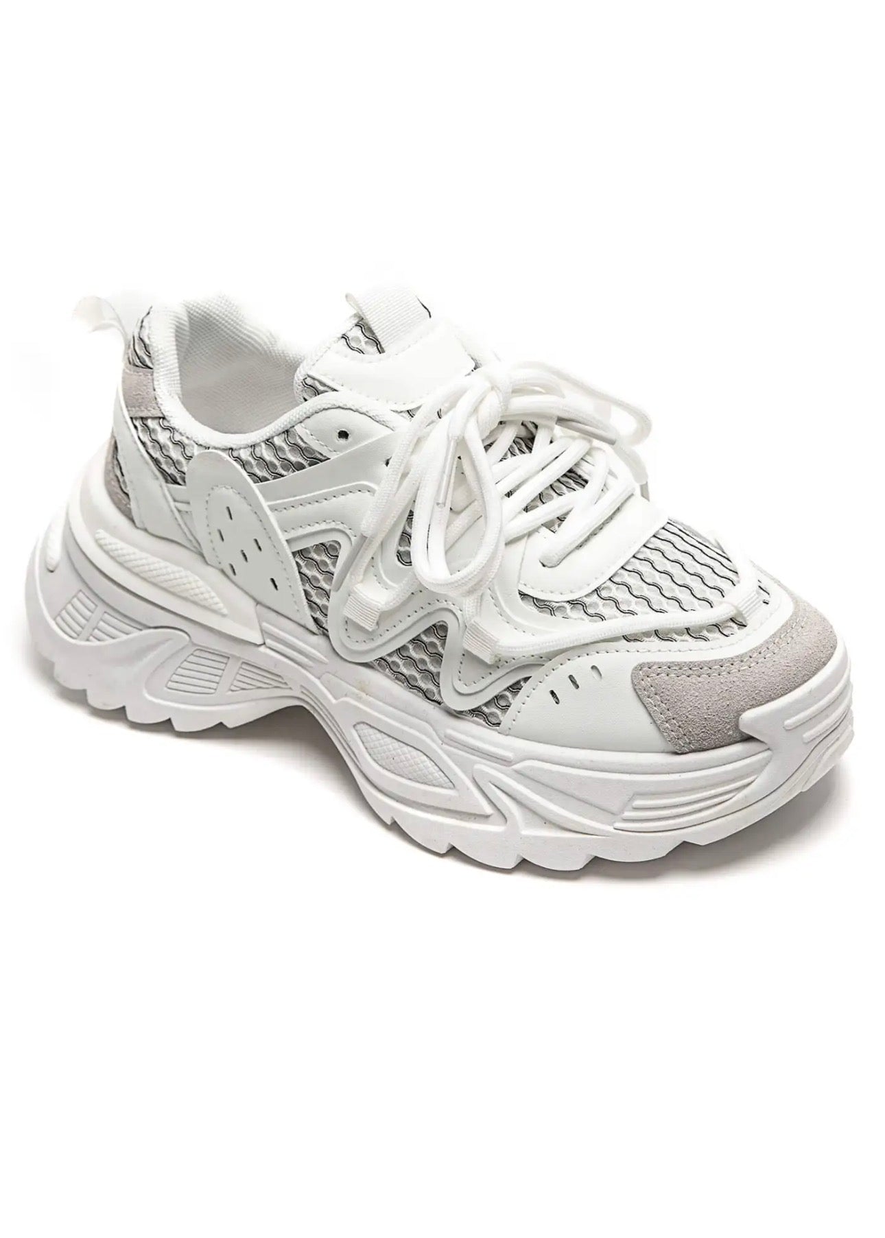 Deportivas Chunky Blancas Suela Alta Urban