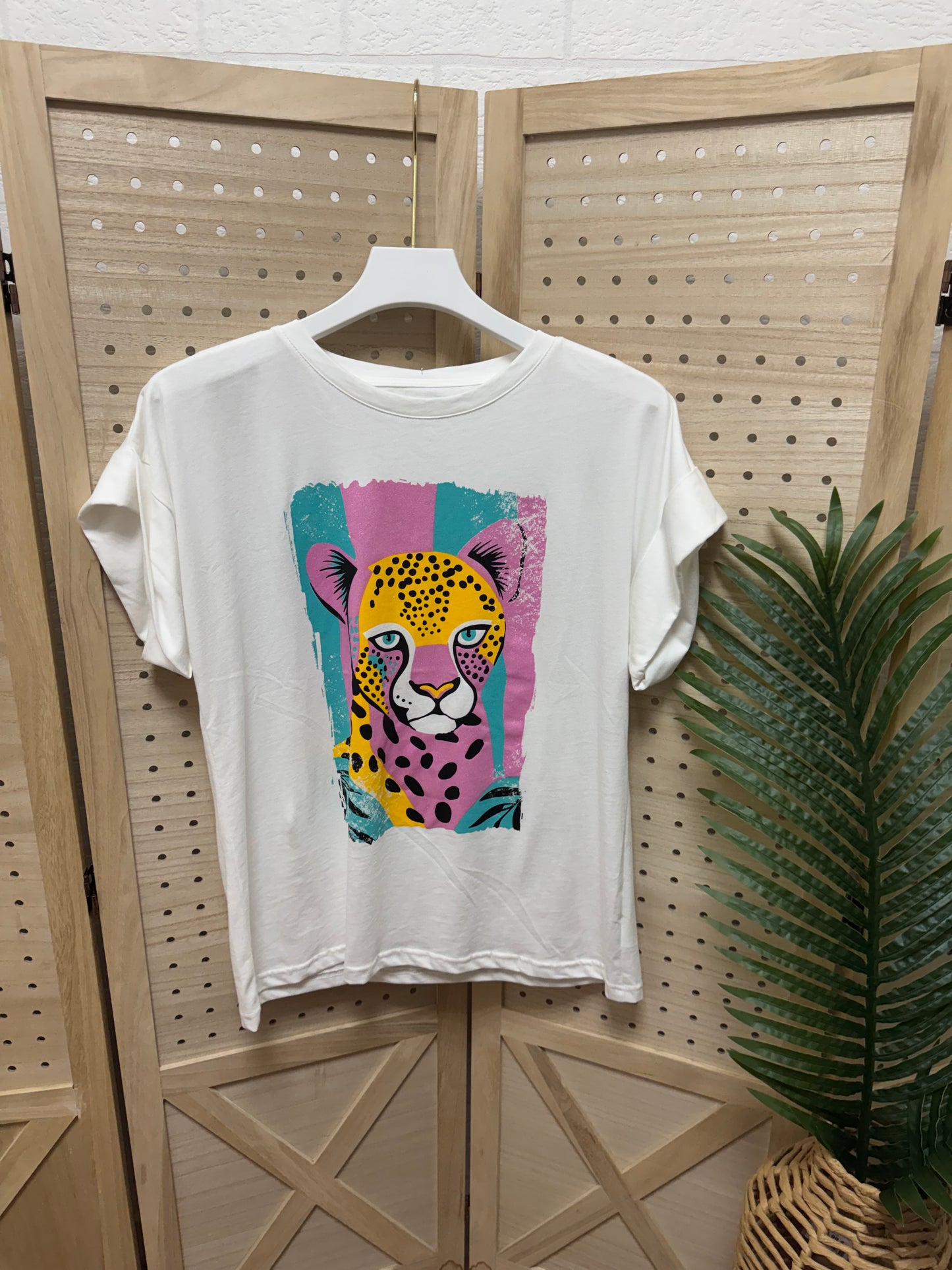 Camiseta Leopardo Pop