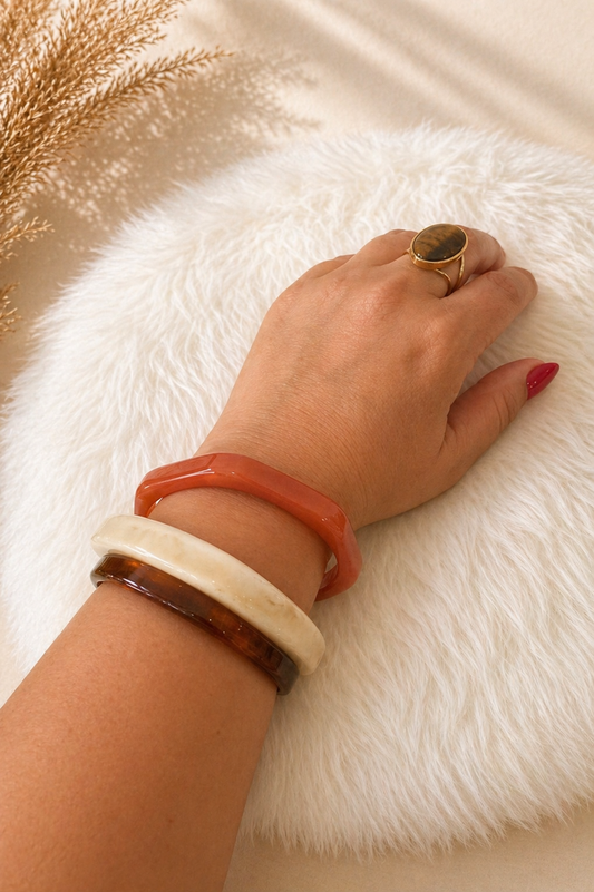 Pack Pulseras boho chic Ámbar