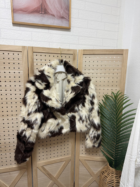 Abrigo Pelo Camel Night