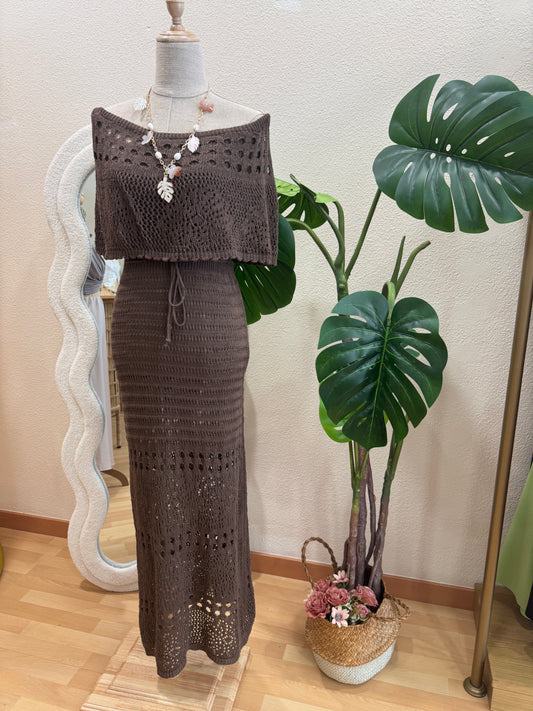 Vestido crochet Argel