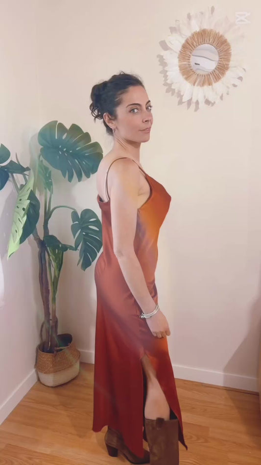 Vestido satén